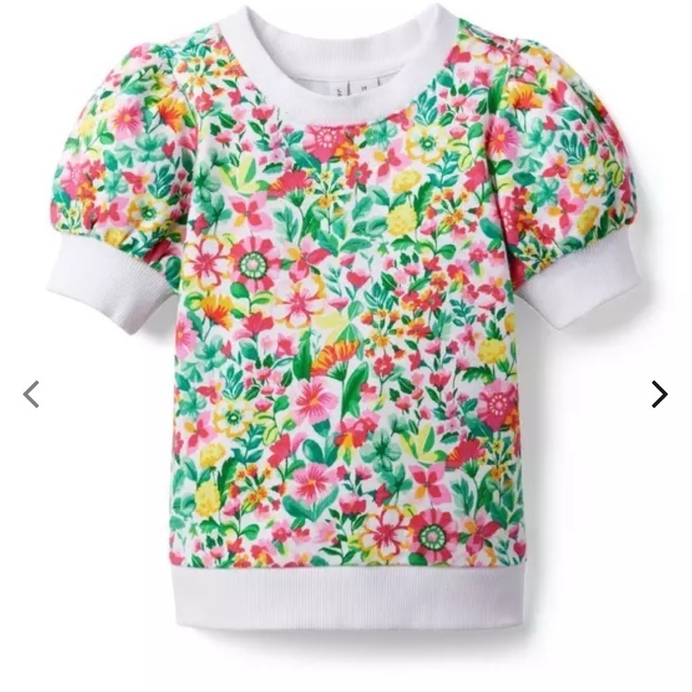 Janie and Jack Floral Kids Shirt - Multicolor